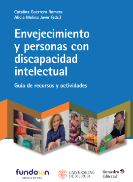 Reproducción total de la portada del documento 'Envejecimiento y personas con discapacidad intelectual. Guía de recursos y actividades (Ediciones Octaedro, 2024)'