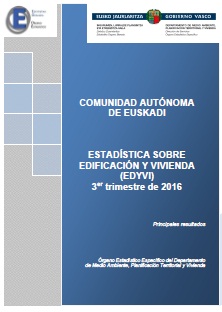  Portada del informe de resultados la Estadstica sobre Edificacin y Vivienda (EDYVI)