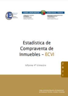  Portada del informe de Compraventa de Inmuebles del 4º trimestre de 2021