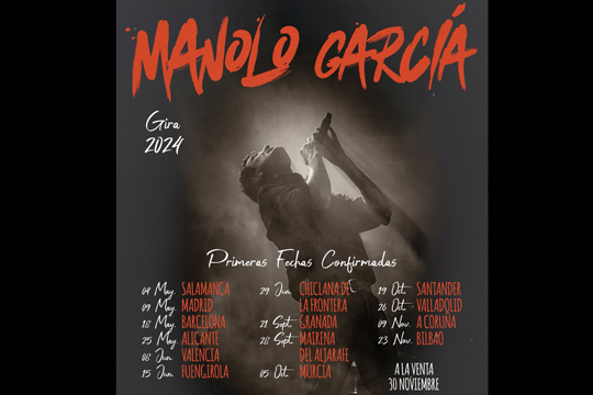 Manolo García (Bilbao Arena - Miribilla, 23 noviembre)