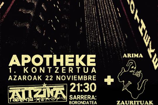 APOTHEKE + ARIMA ZAURITUAK