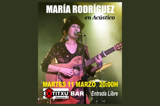 MARÍA RODRÍGUEZ (concierto acústico)