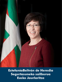 Estefanía Beltrán de Heredia. Segurtasun sailburua.