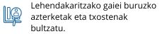 Lehendakaritzako gaiei buruzko azterketak eta txostenak bultzatu.