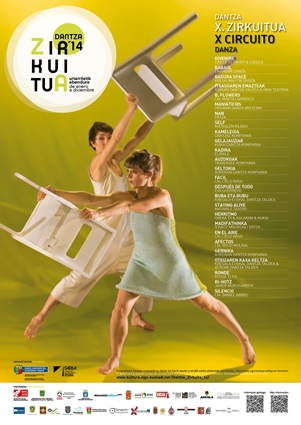 Circuito de danza contemporánea '14 - Cartel