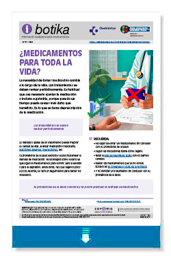 ¿Medicamentos para toda la vida?