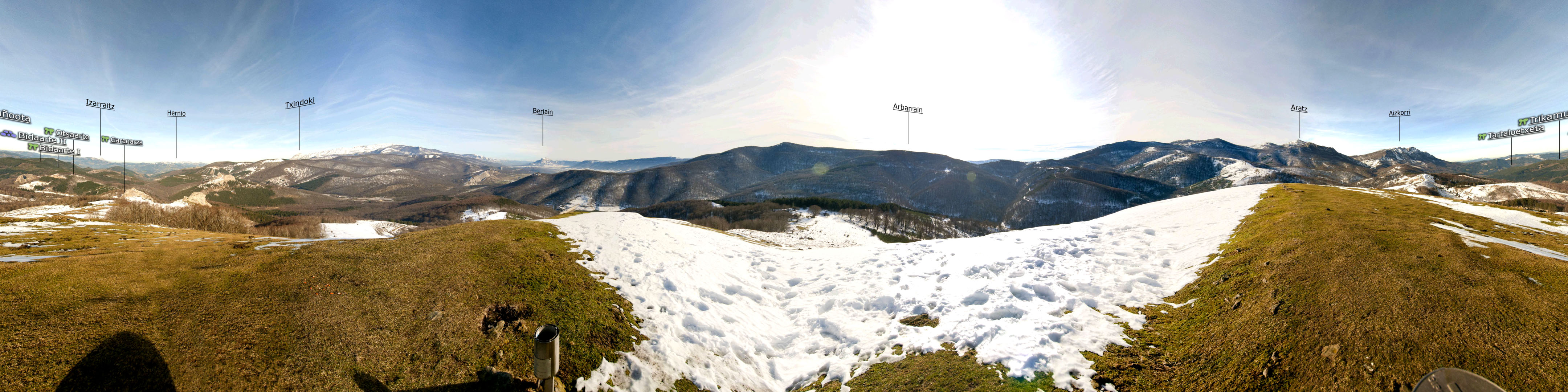 Panorama de Txurruko Punta