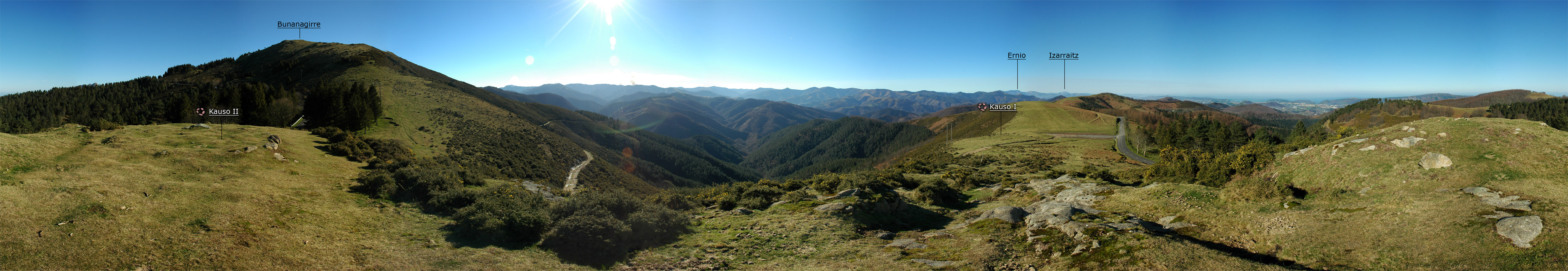 Panorama de Kauso