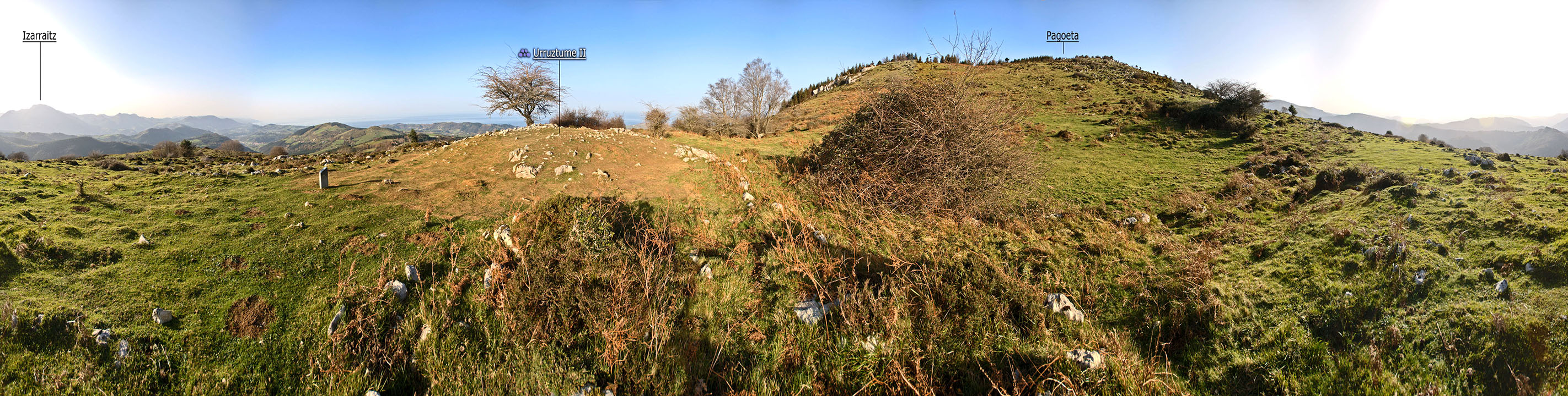 Urruztume IIko panorama