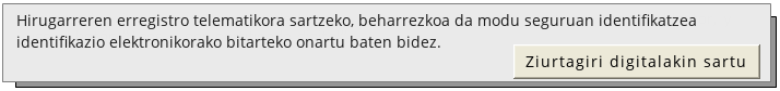 Hirugarrenen Erregistro Telematikoa aplikaziora sarrera