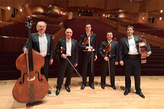 Holberg String Quintet, junto a Vicente Olmos, darán comienzo al ciclo de música clásica de Aste Nagusia de Bilbao