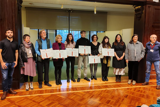 La Diputación Foral de Bizkaia entrega los premios del concurso literario BizkaIdatz XVI