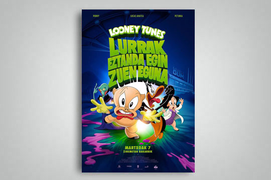 "Looney Tunes, lurrak eztanda egin zuen eguna" llega mañana a las salas de cine de la CAV, dentro del programa Zinema Euskaraz