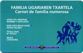 famila ugariaren txartela