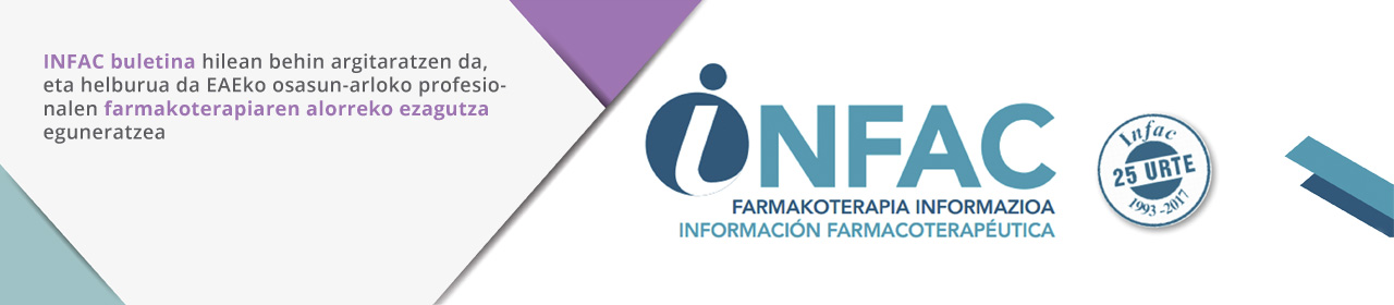 CEVIME - INFAC buletina - Farmakoterapia informazioa