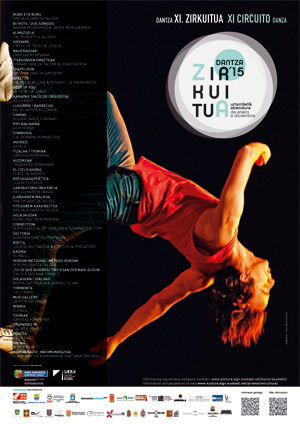 Circuito de danza contemporánea '15 - Cartel