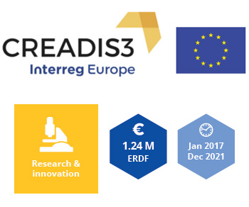 Creadis 3 - Logo eta datuak