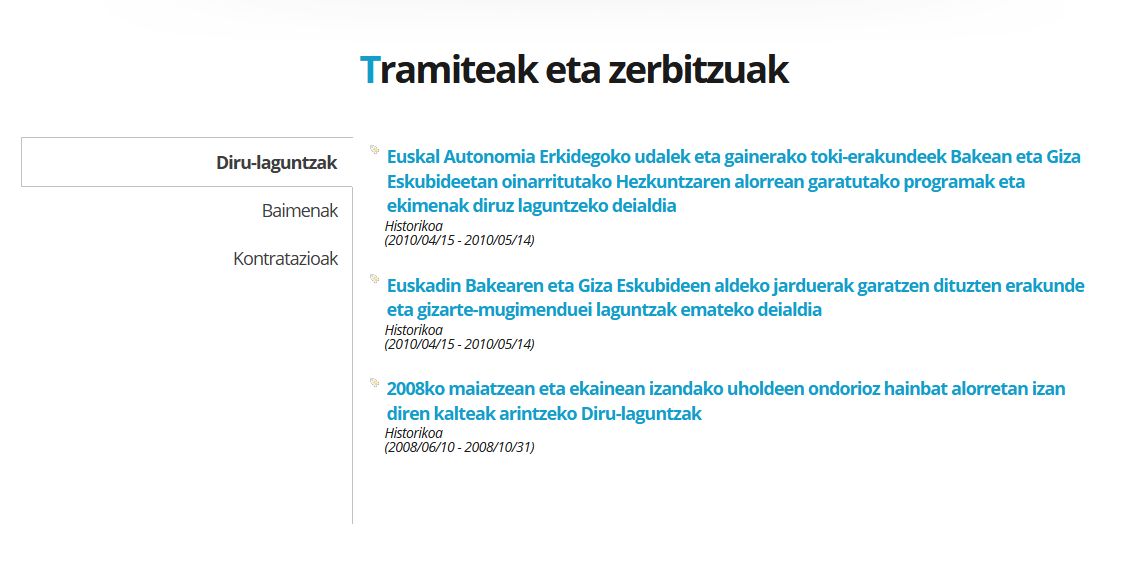 Fitxadun Contentlist-ak