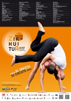 Circuito de danza contemporánea '16 - Cartel