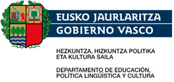 Logo - Gobierno Vasco. Departamento de Cultura